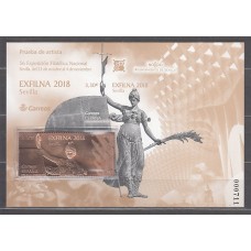 España II Centenario Pruebas Oficiales 2018 Edifil 139 Exfilna 18