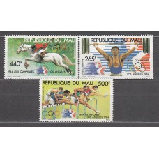 Mali - Aereo Yvert 489/91 ** Mnh Olimpiadas de los Angeles
