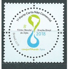 Brasil Correo 2018 Yvert 3675 ** Mnh 8º Forum del Agua