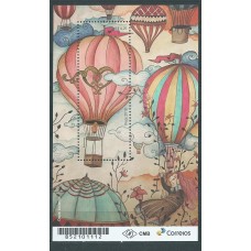 Brasil Hojas 2018 Yvert 183 ** Mnh Campeonato Mundial de Globos aerostaticos