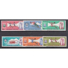 Togo - Correo Yvert 556/9+A 86/7 ** Mnh  Olimpiadas de Grenoble