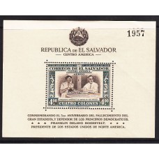 Salvador - Hojas Yvert 5 ** Mnh  Presidente Rooselvert