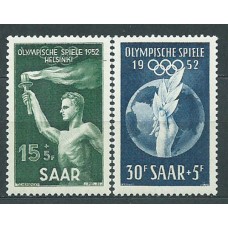 Sarre - Correo Yvert 301/2 * Mh Deportes