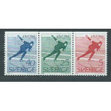 Suecia - Correo 1966 Yvert 533/35 ** Mnh Deportes