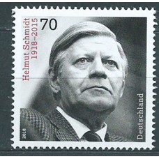 Alemania Federal Correo 2018 Yvert 3208 ** Mnh Helmut Schmiat