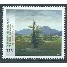 Alemania Federal Correo 2019 Yvert 3211 ** Mnh Caspar David Friedrich . Pintura