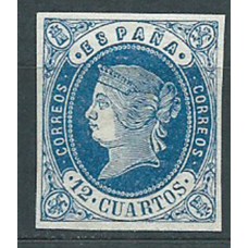 España Clásicos 1862 Edifil 59 * Mh