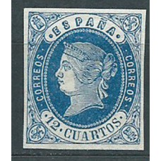 España Clásicos 1862 Edifil 59 * Mh