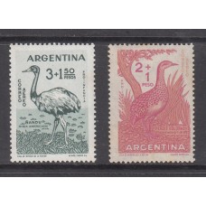 Argentina Aereo Yvert 65/6 (*) Mng  Fauna aves