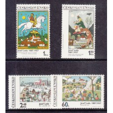 Checoslovaquia - Correo 1970 Yvert 1779/82 ** Mnh  Pinturas