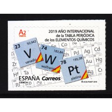 España II Centenario Correo 2019 Edifil 5287 ** Mnh Tabla periódica