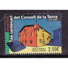 Andorra Española Correo 2019 Edifil 480 ** Mnh Consell de la terra