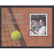 Letonia - Hojas Yvert 39 ** Mnh Deportes tenis