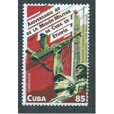 Cuba Correo 2018 Yvert 5681 ** Mnh 40º Misión Militar en Etiopia