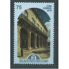 Cuba Correo 2018 Yvert 5685 ** Mnh Arquitectura. Palacio Segundo Caba