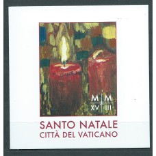 Vaticano Correo 2018 Yvert 1802 ** Mnh Carnet Navidad