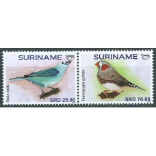 Suriname 2018 Upaep Yvert 2783/84 ** Mnh Aves