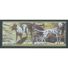 Paraguay 2018 Upaep Correo Yvert 3283/84 ** Mnh Animales domesticos Perros