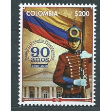 Colombia Correo 2018 Yvert 1930 ** Mnh 90 Años guardia Presidencial