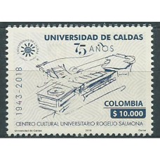 Colombia Correo 2018 Yvert 1953 ** Mnh Universidad de Caldas