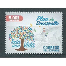 Ecuador Correo 2018 Yvert 2852 ** Mnh Plan de desarrollo