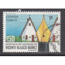 España II Centenario Correo 2017 Edifil 5122 usado  Vicente Blasco Ibañez