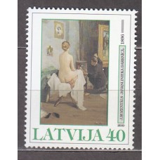Letonia - Correo 2000 Yvert 483 ** Mnh  Pintura