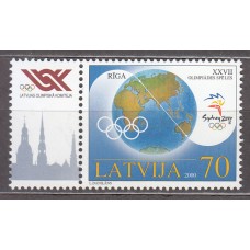 Letonia - Correo 2000 Yvert 501 ** Mnh  Deportes