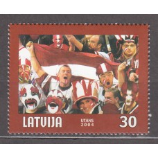 Letonia - Correo 2003 Yvert 570/2 ** Mnh Navidad