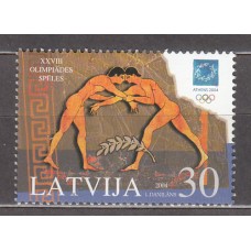Letonia - Correo 2004 Yvert 588 ** Mnh  Deportes