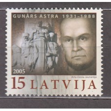 Letonia - Correo 2005 Yvert 621 ** Mnh  Gunars Astra