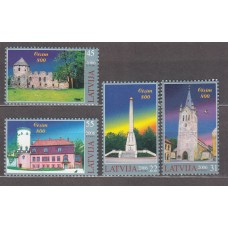 Letonia - Correo 2006 Yvert 638/41 ** Mnh Ciudad de Cesis