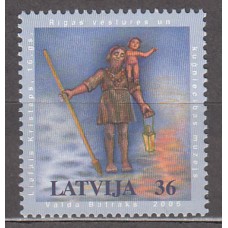 Letonia - Correo 2006 Yvert 648 ** Mnh