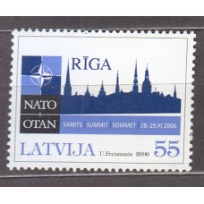 Letonia - Correo 2006 Yvert 660 ** Mnh OTAN