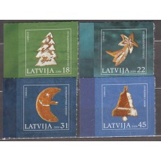 Letonia - Correo 2006 Yvert 661/4 ** Mnh Navidad