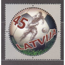 Letonia - Correo 2007 Yvert 686 ** Mnh Deportes fútol