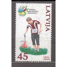 Letonia - Correo 2008 Yvert 708 ** Mnh  Deportes