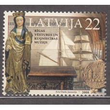 Letonia - Correo 2008 Yvert 710 ** Mnh  Barcos