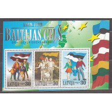 Letonia - Hojas Yvert 12 ** Mnh