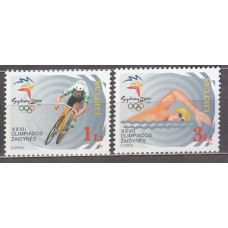 Lituania - Correo Yvert 647/8 ** Mnh  Olimpiadas de Syney