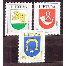 Lituania - Correo Yvert 650/2 ** Mnh  Escudos