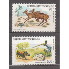 Togo - Aereo Yvert 252/3 ** Mnh  Fauna