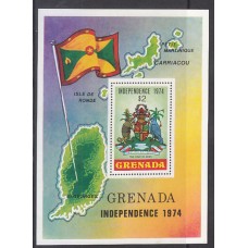 Grenada - Hojas Yvert 31 ** Mnh  Fauna escudos