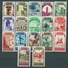 Marruecos Correo 1940 Edifil 200/216 ** Mnh