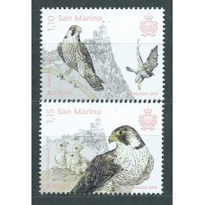 Tema Europa 2019 San Marino Yvert 2567/68 ** Mnh Aves Nacionales