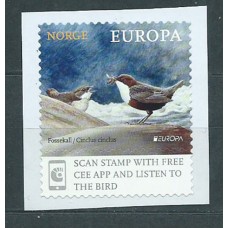 Tema Europa 2019 Noruega Yvert 1932 ** Mnh Aves