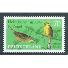 Tema Europa 2019 Alemania Yvert 3242 ** Mnh Aves Nacionales