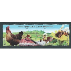 Cuba 2018 Upaep Yvert 5738/41 ** Mnh Animales Domesticos Fauna