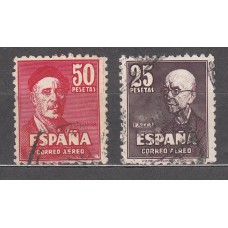 España Estado Español 1947 Edifil 1015/6 usado Falla y Zuloaga