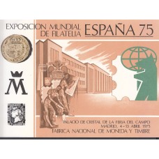 España II Centenario Hojas Recuerdo 1975 Edifil 35 ** Mnh España 75